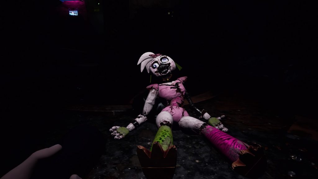 withered chica, mangle and toy chica - online puzzle